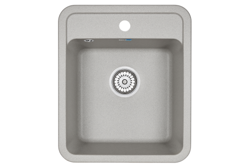 Кухонная мойка Granula 4202, БАЗАЛЬТ 42х50 цвет серый поверхность матовая