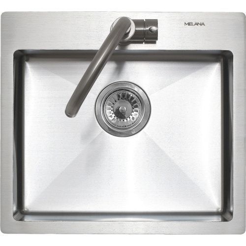 Кухонная мойка Melana ProfLine MLN-R48544H 49х44 цвет сатин поверхность матовая