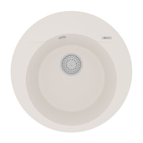 Кухонная мойка LeMark Sula 500 9910004 50х50 цвет белый поверхность матовая