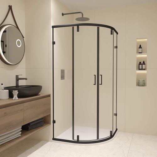 Душевой уголок RGW Classic 72095599-14 90х90 стекло прозрачное профиль черный без поддона