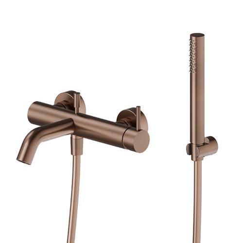 Смеситель для ванны Newform X-STEEL 316 69640CX.59.067 настенный медь