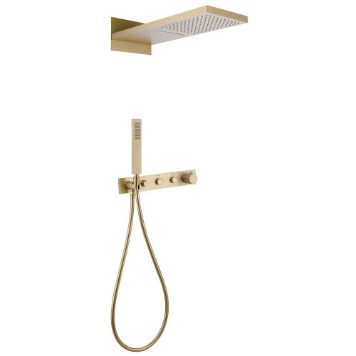 Душевая система ABBER AF8752G встраиваемая в стену с термостатом