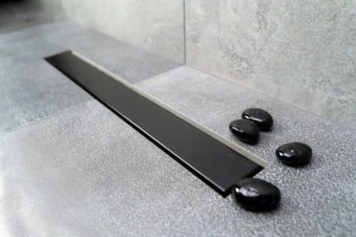 Душевой лоток Bettoserb Frameless Matte Black 13701321 напольный