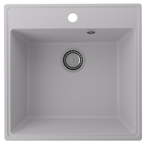 Кухонная мойка Ulgran Quartz Forte 505-04 51х51 цвет серый