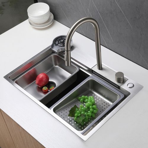 Кухонная мойка Abber Wasser Kreis AF2194SP 68х46 цвет сатин поверхность матовая