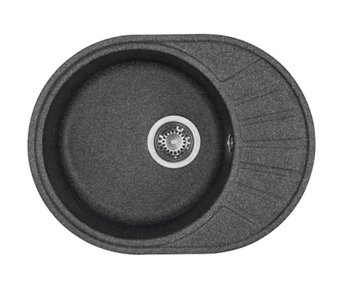 Кухонная мойка Aquaton Чезана 1A711232CS210 57х44 цвет графит