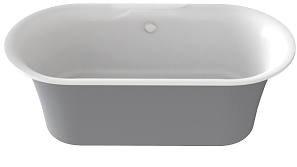 Ванна из литьевго мрамора Bas Венеция ВА00004 170х80 отдельностоящая овальная с каркасом