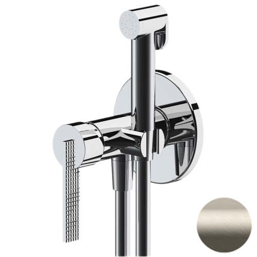 Гигиенический душ со смесителем Daniel ANC645BP4DCXV сталь