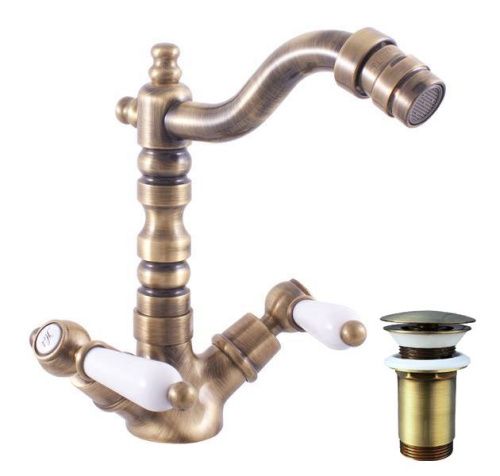 Смеситель RavSlezak MORAVA RETRO MK521.5/9SM на биде бронза