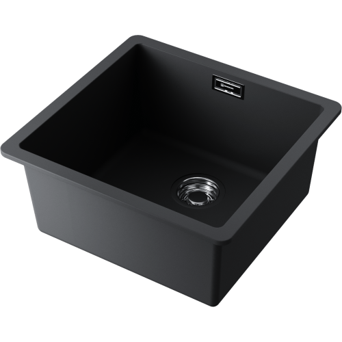 Кухонная мойка Omoikiri Kata 44-U 4993403 44х42 цвет черный