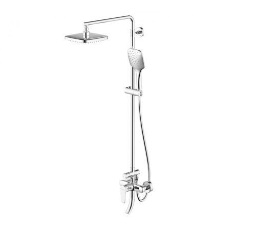Душевая стойка Bravat SOURCE F6173218CP-A-ENG настенная цвет хром