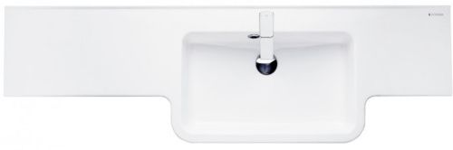 Раковина из литьевого мрамора Aquaton Hotel 1A709731PI01P 140х41 подвесная цвет белый