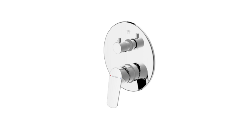 Смеситель для душа Bravat Rhein PB8429564CP-3-ENG встраиваемый в стену хром