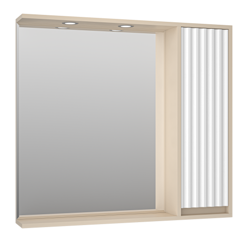 Зеркало-шкаф Brevita Balaton BAL-04090-03-01П 88х14х80 подвесной