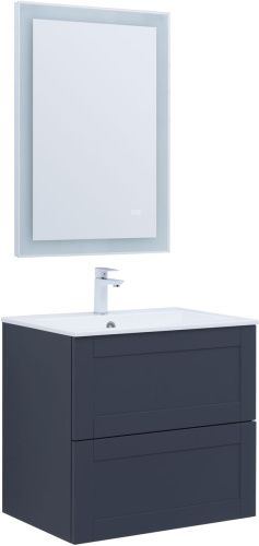 Тумба под раковину Aquanet Терра 00313244 69х49х64 подвесная цвет синий