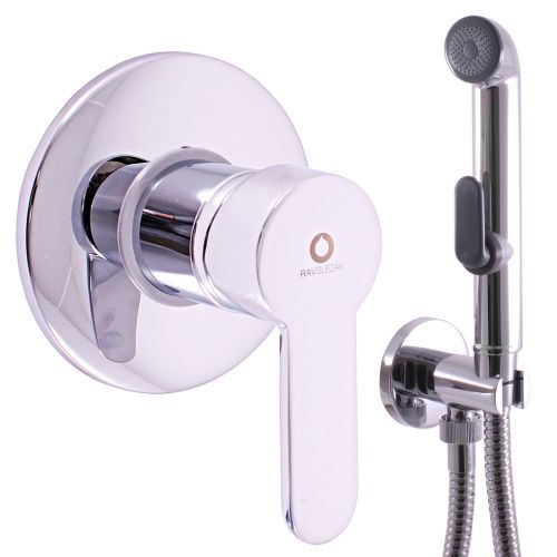 Гигиенический душ со смесителем RavSlezak ZAMBEZI ZA042 хром