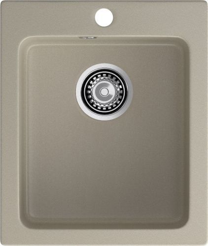 Кухонная мойка Granfest Praktik P-505 топаз 43х51 цвет серый поверхность матовая