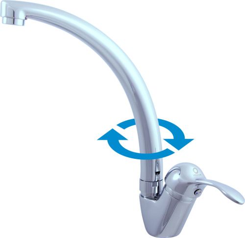 Смеситель для кухни RavSlezak LABE L006.5/3 на мойку хром
