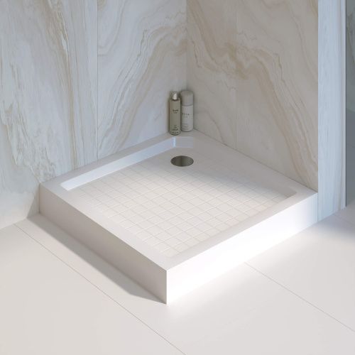 Душевой поддон RGW SMC 57350188-01 80х80 стеклопластик белый с ножками