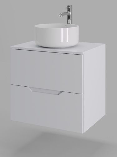 Тумба с раковиной Orange Line Li-60TuwMDF+B07-345W 61х46х72