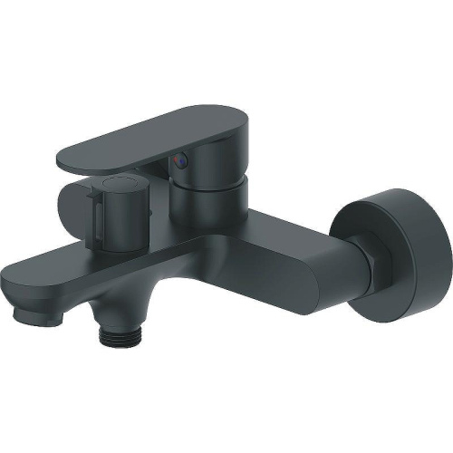 Cмеситель для ванны и душа Haiba HB60590-7 настенный черный