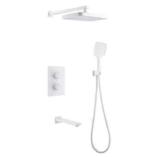 Душевая система ABBER AF8050W встраиваемая в стену с термостатом