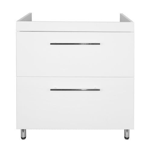 Тумба под раковину Loranto Karina CS00086520 67х44х82 цвет белый глянцевый