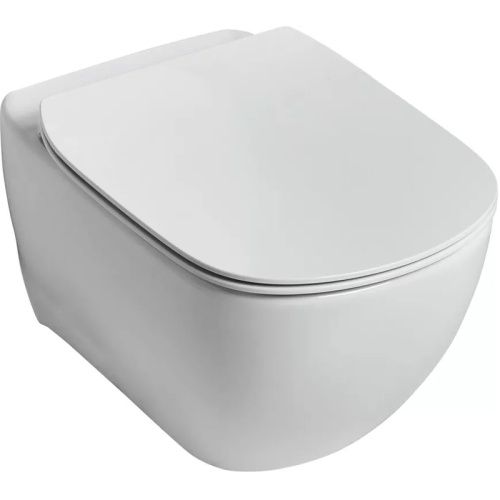 Унитаз подвесной Ideal Standard T355101 белый с сиденьем микролифт безободковый каскадный смыв