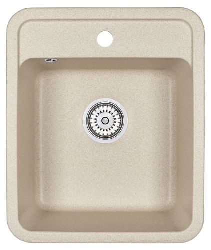 Кухонная мойка Granula 4202, БЕЖЕВЫЙ 42х50 цвет бежевый поверхность матовая