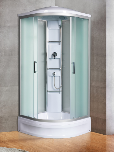 Душевая кабина River AMUR 90/24 MT (10000001439) 90х90 четверть круга с крышей ориентация универсальная