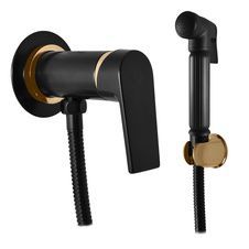 Гигиенический душ со смесителем RavSlezak COLORADO CO147/1CMATZ черный матовый