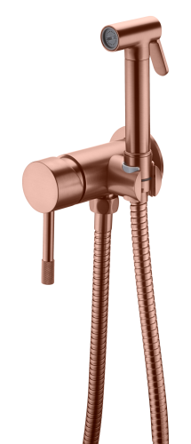 Гигиенический душ со смесителем Boheme Uno 467-BRB бронза брашированная