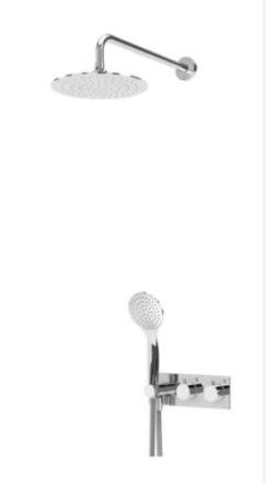 Душевая система Cezares CZR CZR-B-VDIM-T-01 встраиваемая с термостатом