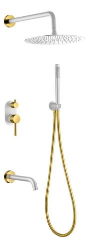 Душевая система Boheme Uno 464-2-WG встраиваемая цвет белый