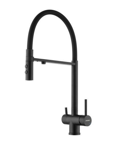 Смеситель для кухни Fmark FS1262-H01 на мойку черный