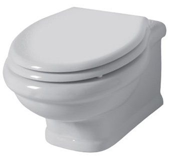 Чаша унитаза подвесная Disegno Ceramica Paolina PA00500001 цвет белый глянцевый без сиденья безободковая