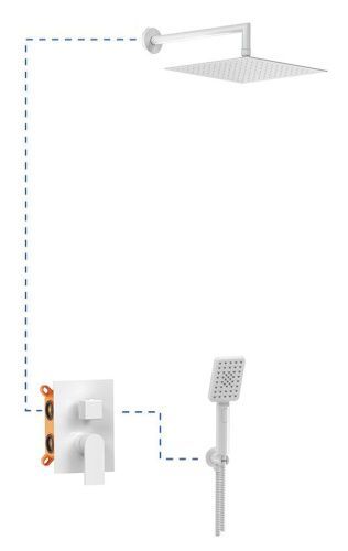 Душевой комплект AQG Alpha 19ALPEC20803 настенный