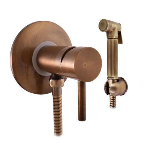 Гигиенический душ со смесителем RavSlezak SEINA SE947/1SM бронза
