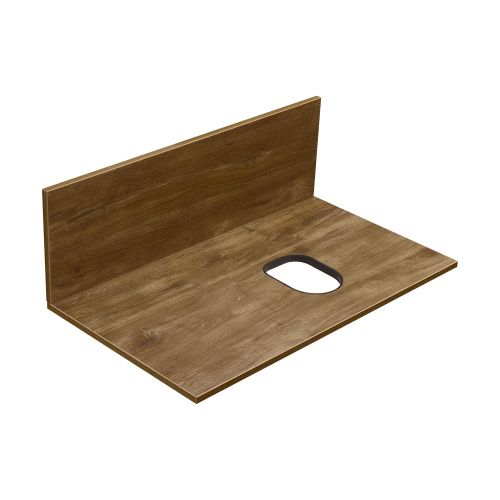 Столешница Aquaton Мишель 1A277003MIDR0 80х46 накладная цвет дуб рустикальный