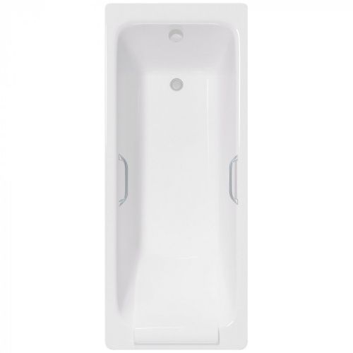 Ванна чугунная Delice Palomba DLR230620R 170х70 пристенная прямоугольная без ножек с отверстиями под ручки