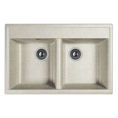 Кухонная мойка Dr.Gans Астра 780 25.060.E0780.408 78х51 цвет серый поверхность матовая
