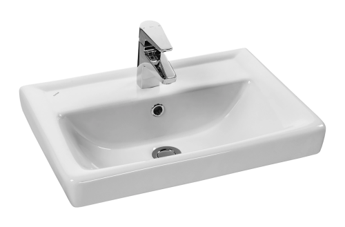 Раковина мебельная керамическая Santek Тигода 55 мини 1.WH30.2.127 55х38 накладная цвет белый