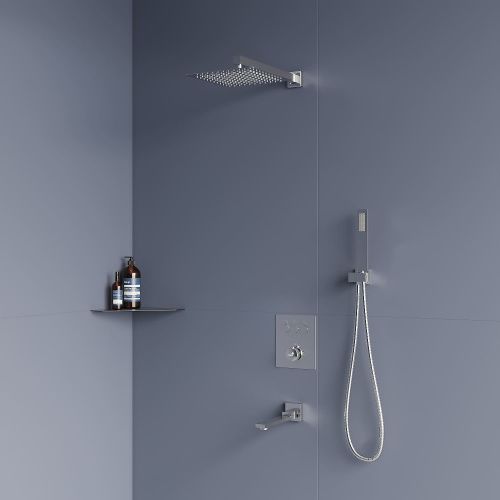 Душевая система RGW Shower Panels 511408371-01 встраиваемая в стену