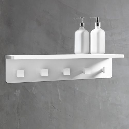 Крючок ABBER Stein AS1651 белый матовый