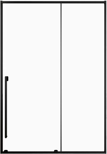 Душевая дверь Allen Brau Fantasy 3.11008.31 140х200 стекло прозрачное профиль черный матовый