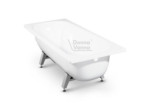 Ванна стальная ВИЗ Donna vanna DV-65901 160х70 пристенная прямоугольная с ножками