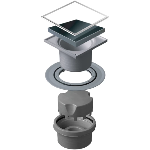 Душевой трап Pestan Confluo Standard Vertical Black Glass 13000097