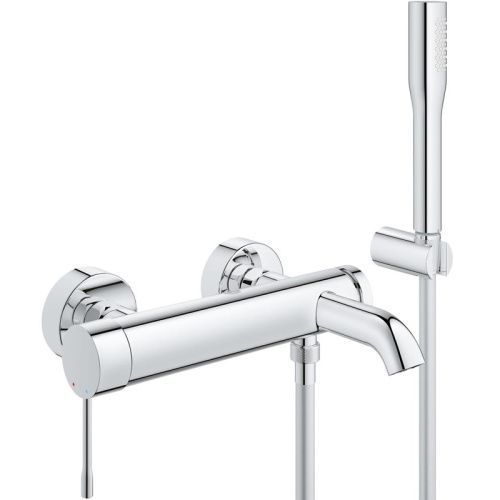 Смеситель Grohe Essence 33628001 настенный хром