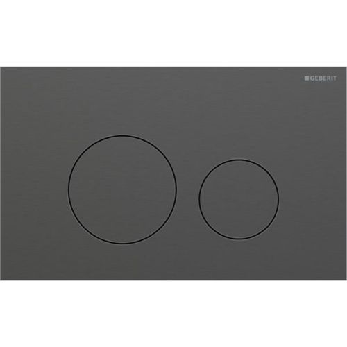 Клавиша смыва механическая Geberit Sigma 115.628.QD.1 цвет черный хром матовый