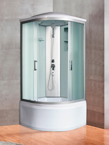 Душевая кабина River DESNA 80/43 MT (10000000050) 80х80 четверть круга с крышей ориентация универсальная